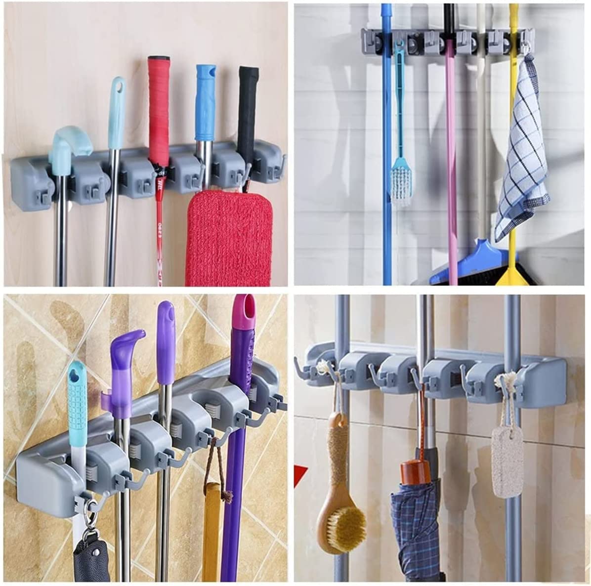 SKY-TOUCH Mop and Broom Holder