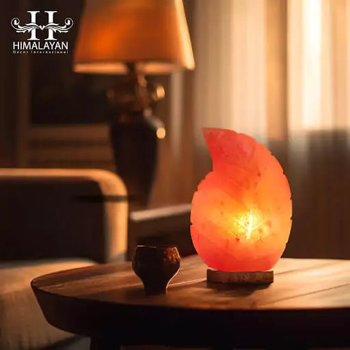 Leaf Shape Himalayan Salt Lamp