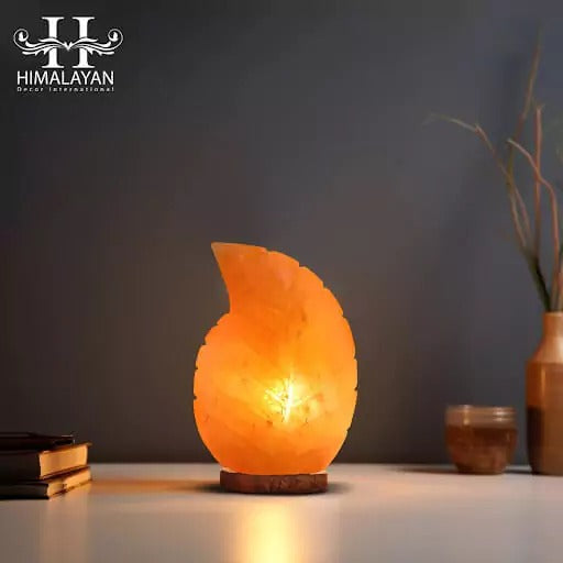 Leaf Shape Himalayan Salt Lamp