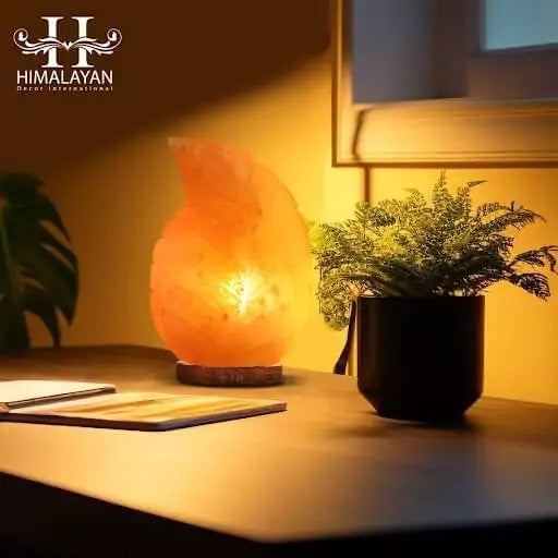 Leaf Shape Himalayan Salt Lamp