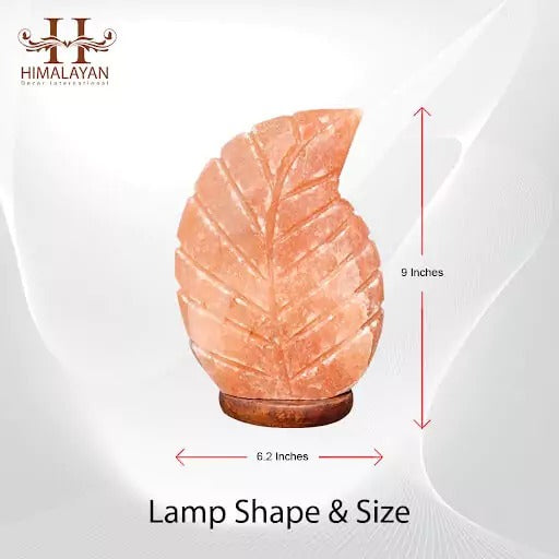 Leaf Shape Himalayan Salt Lamp