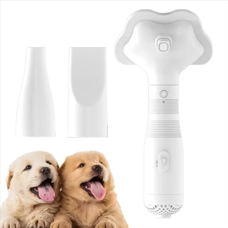 FluffDry 2-in-1 Pet Hair Dryer Brush