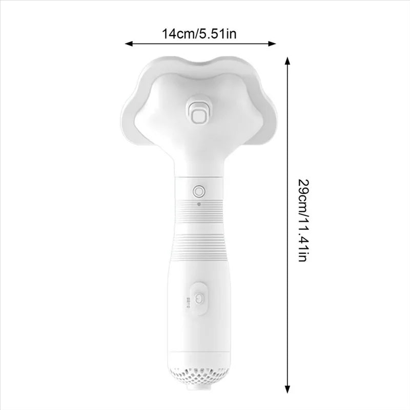 FluffDry 2-in-1 Pet Hair Dryer Brush