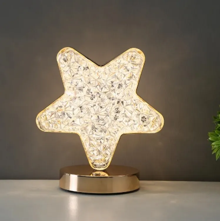 Acrylic LED Star Touch Table Lamp - Modern Star Lamp Night Light