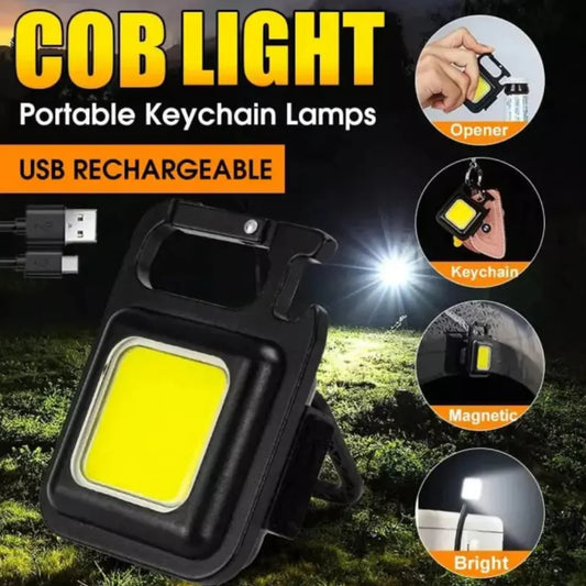 COB Rechargeable Key Chain Light