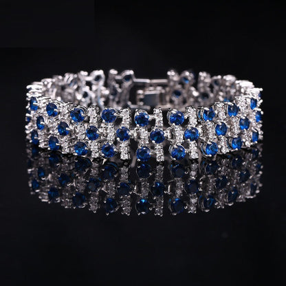 Factory Hot Sale All-match AAA Zircon Bracelet High-end Hand