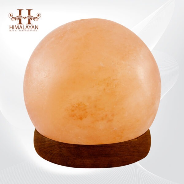 Ball Shape USB Salt Lamp with Multicolored LED Bulb