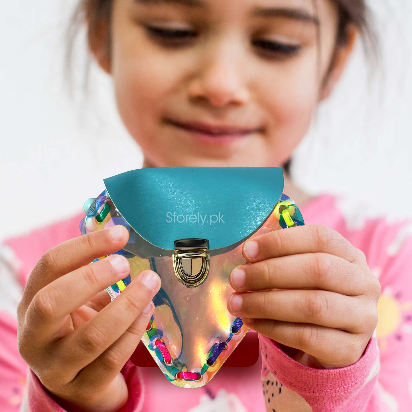 Holographic Mini Crossbody Bag for Kids