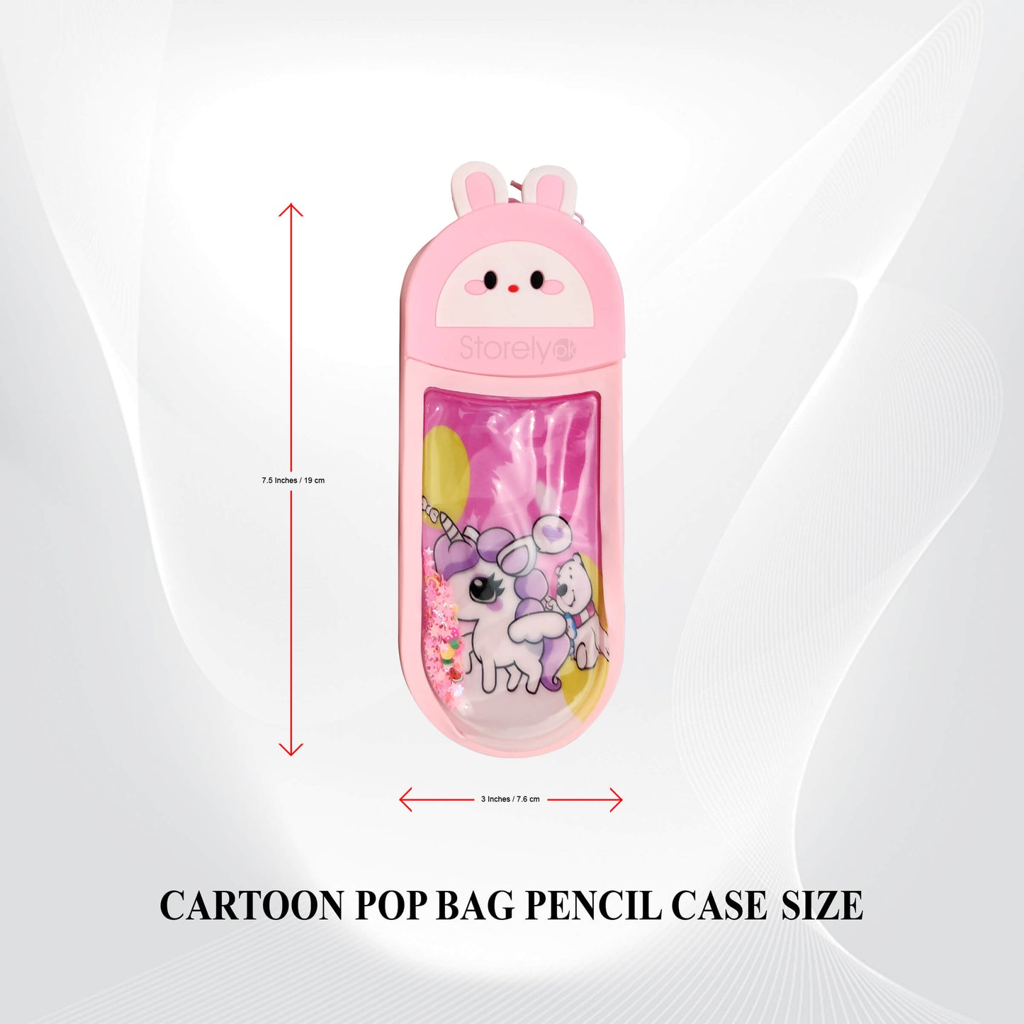 Cartoon Pop it Bag Pencil Case