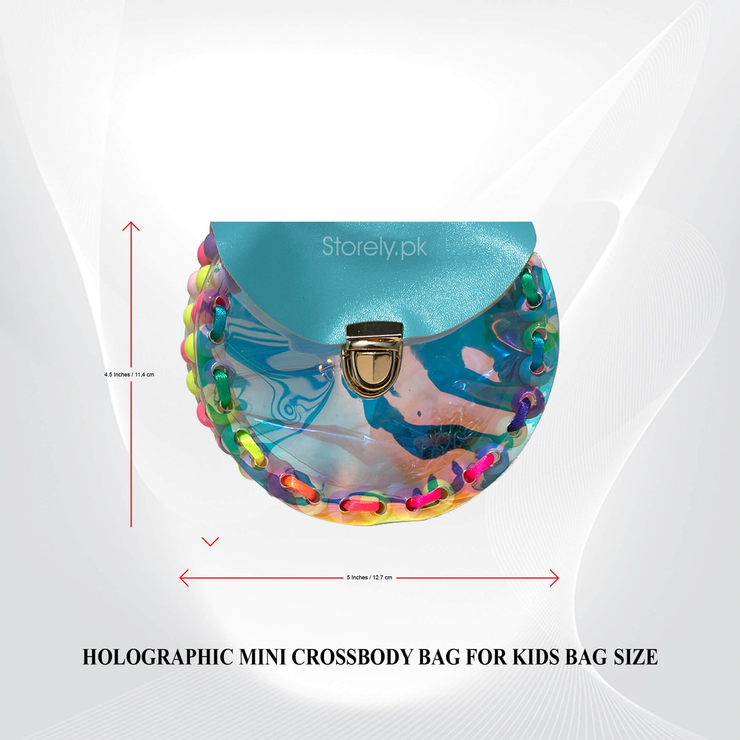 Holographic Mini Crossbody Bag for Kids