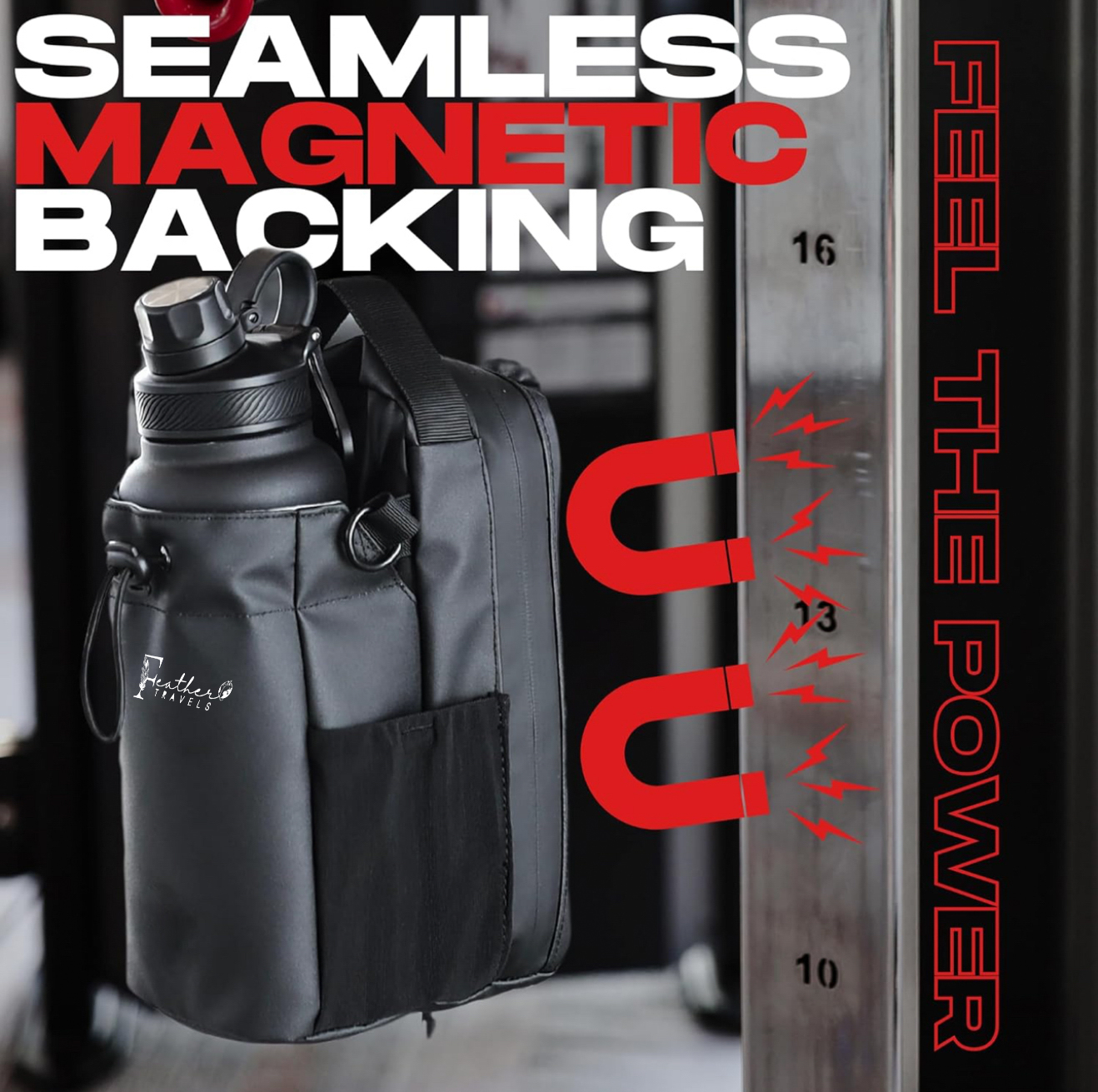 Magnetic Bag Company - Magnetic Bottle Bag Sling Bag for Men and Women