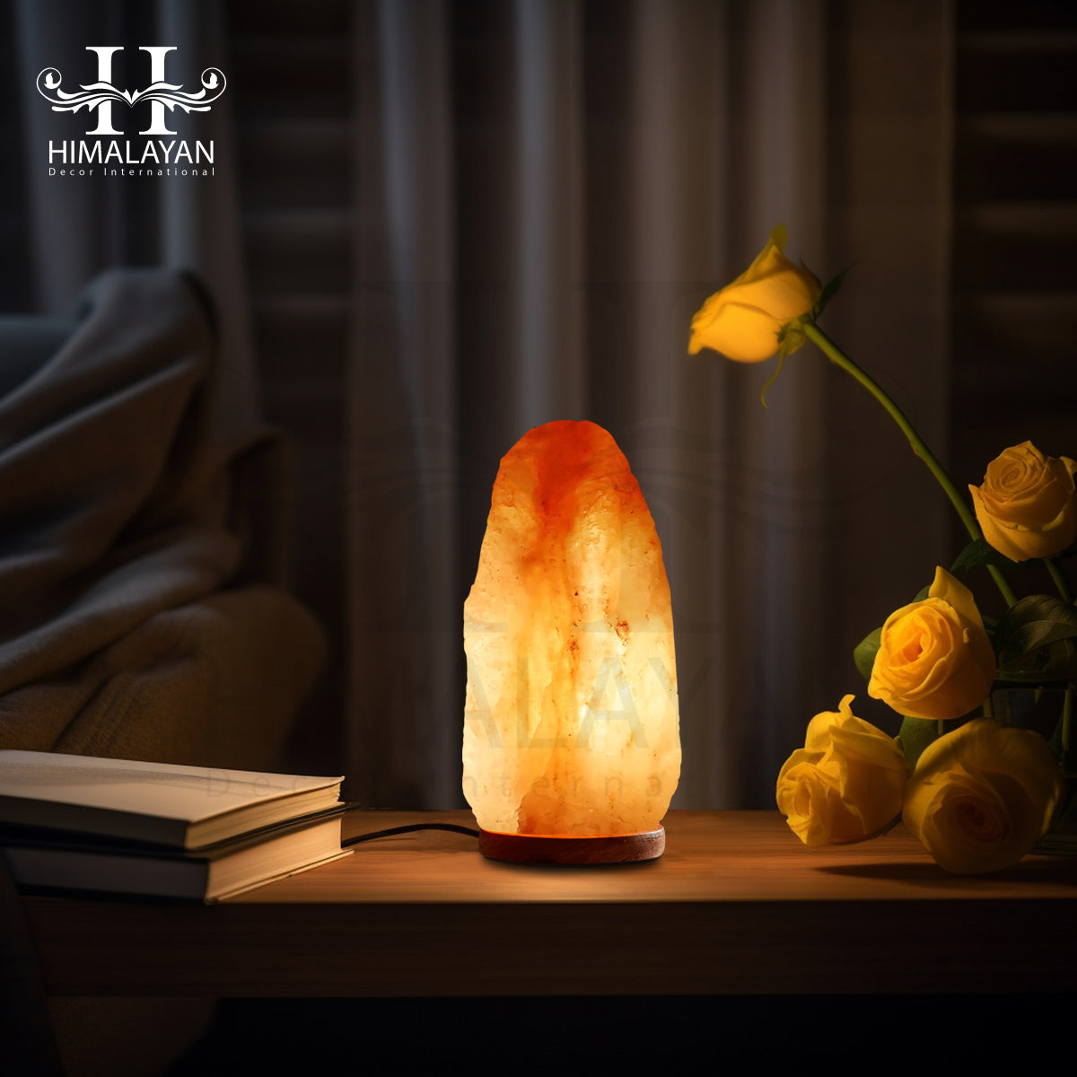 Pure Himalayan Natural Hand Carved Salt Lamp (Small Size)