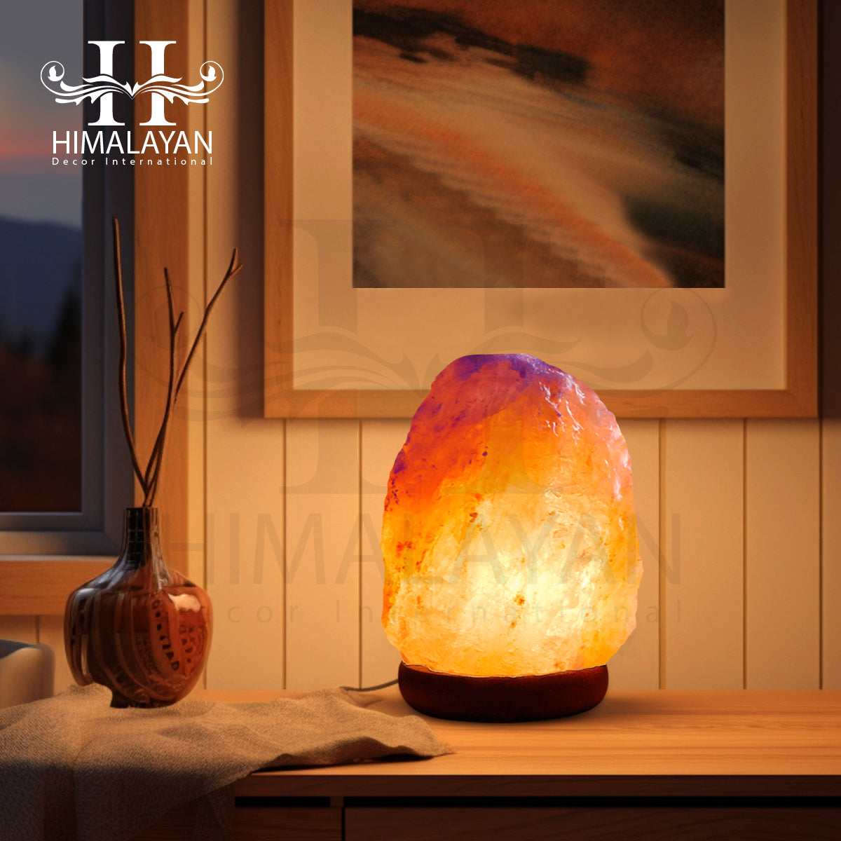 Pure Himalayan Natural Salt Lamp (Medium Size)