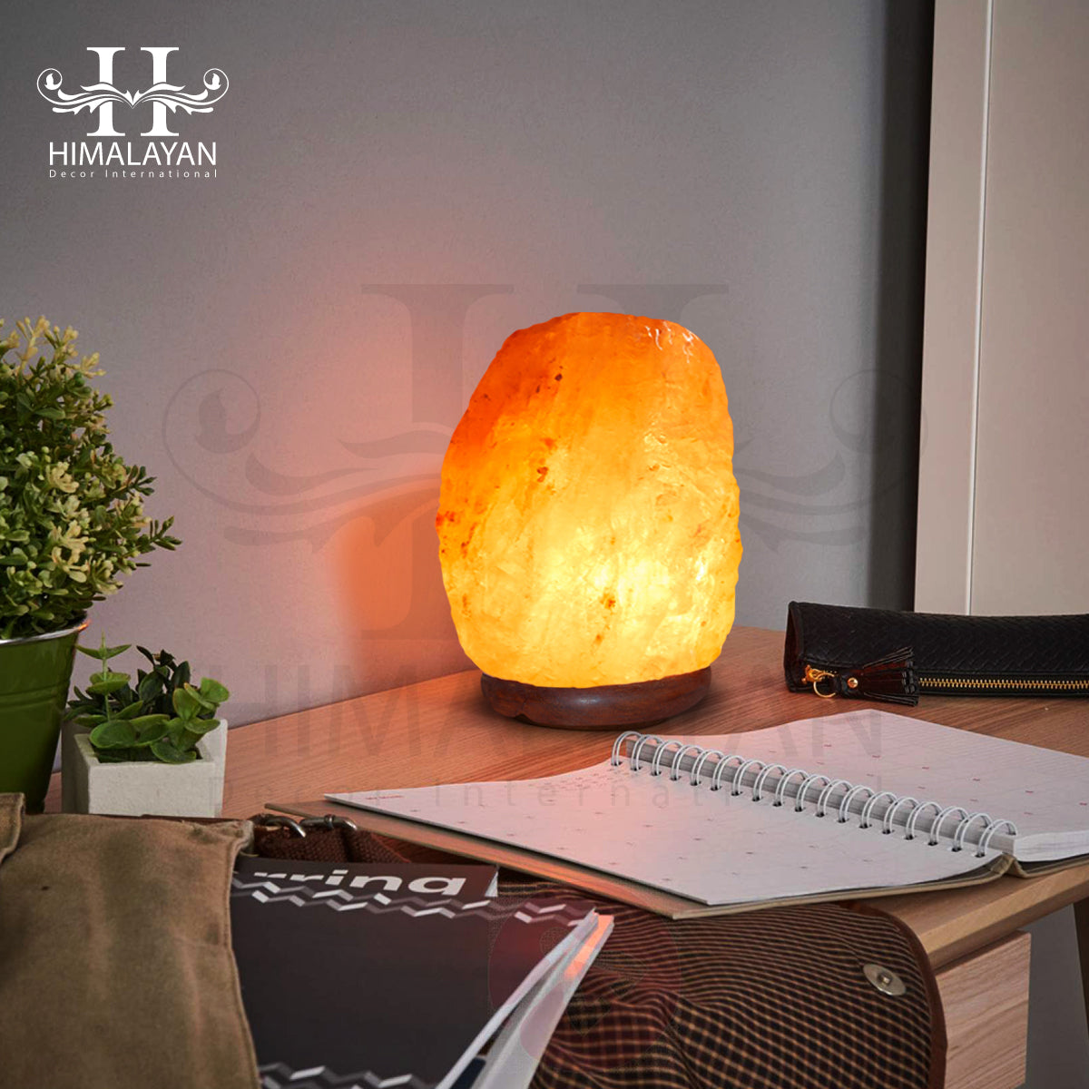 Pure Himalayan Natural Salt Lamp (Medium Size)