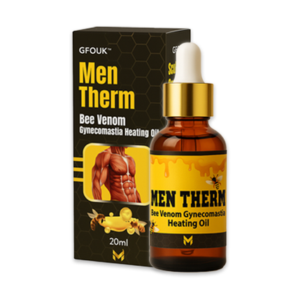 Men Therm™ Bee Venom Heating Oil for Men – Chest Sculpting Formula