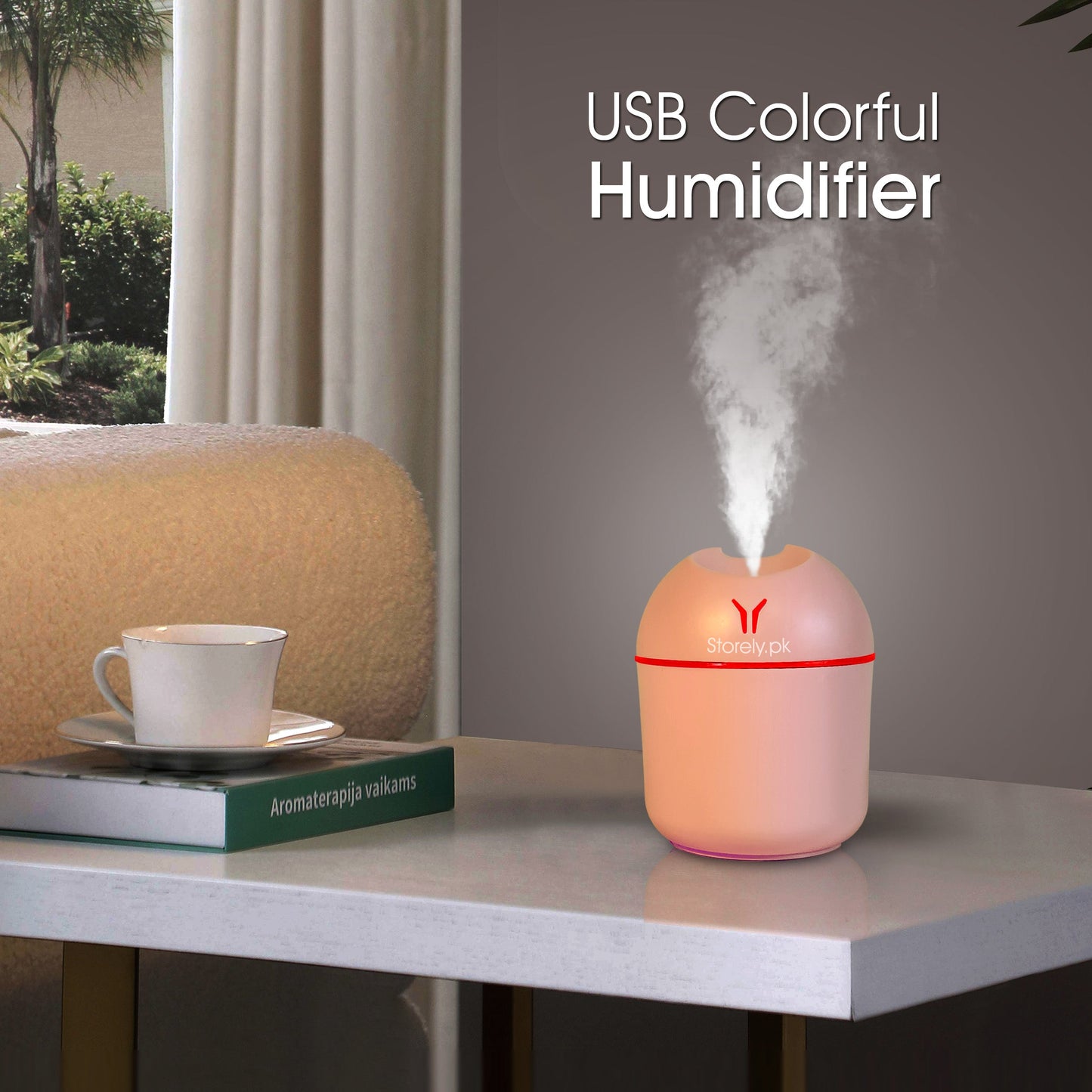 USB Colorful Humidifier  for Personal Desk Lamp