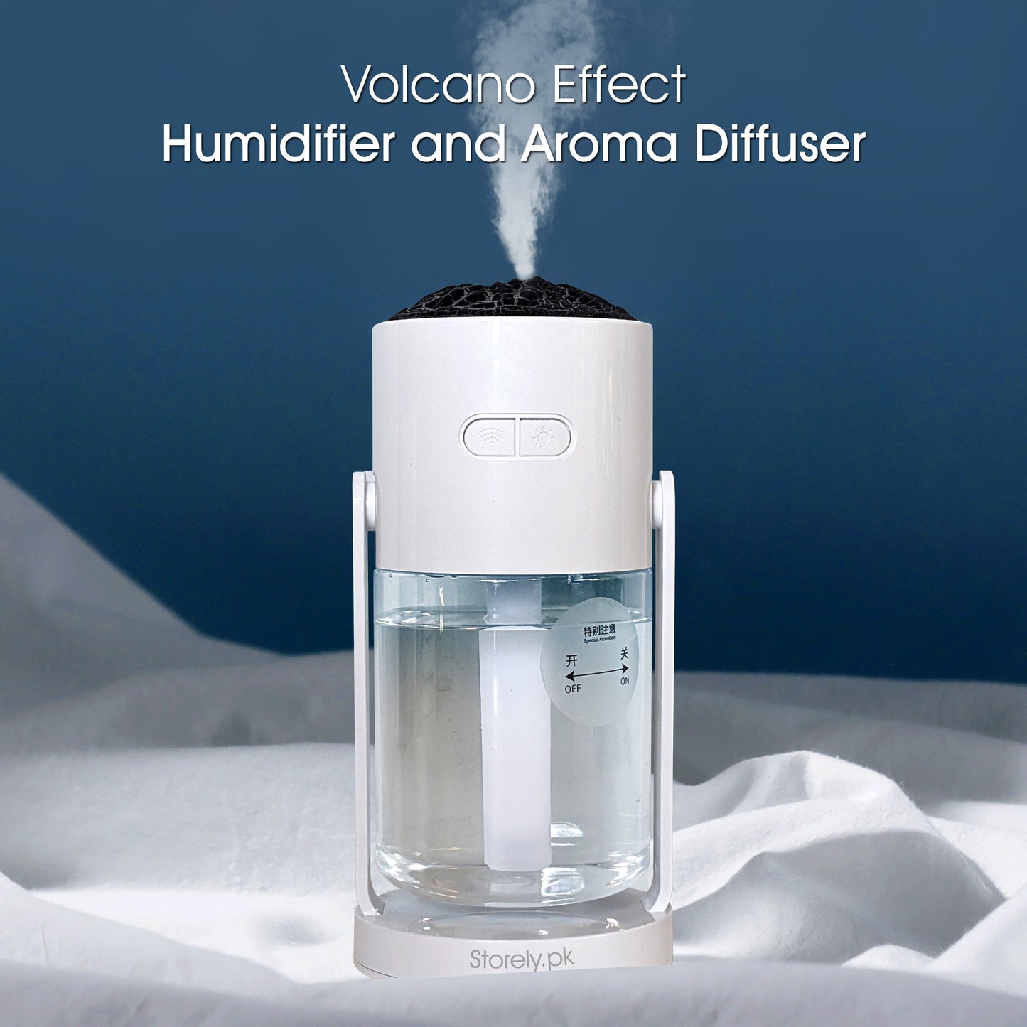 Volcano Effect Humidifier and Aroma Diffuser Lamp