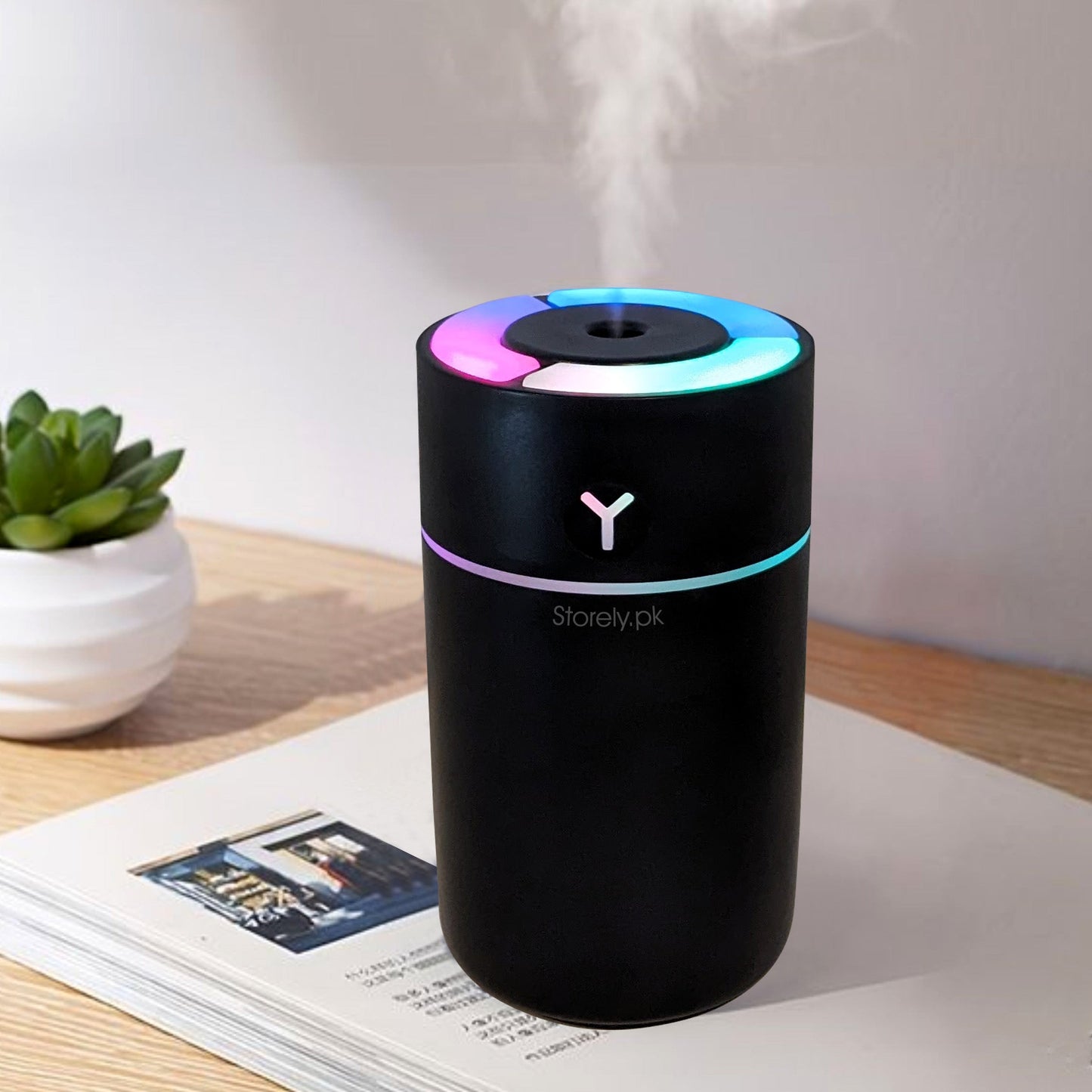 Stylish Colorful RGB Lights Desk Humidifier