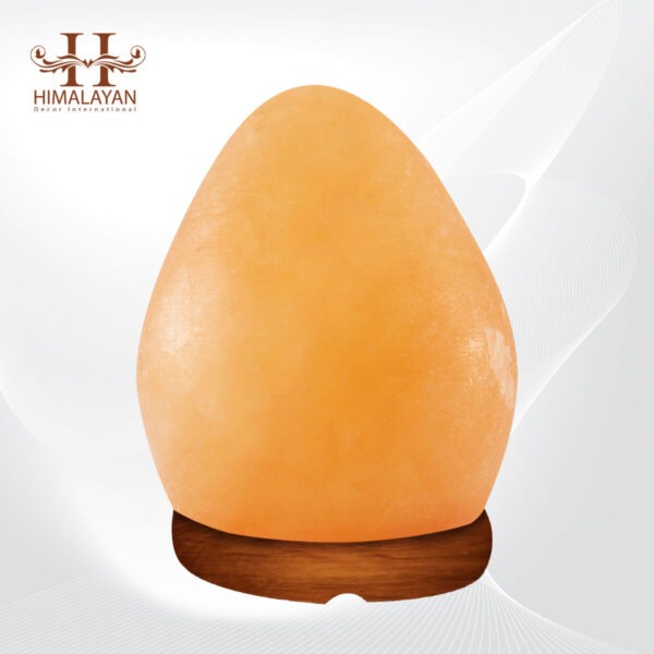 Egg Shape USB Himalayan Salt Lamp with Multicolored LED Bulb