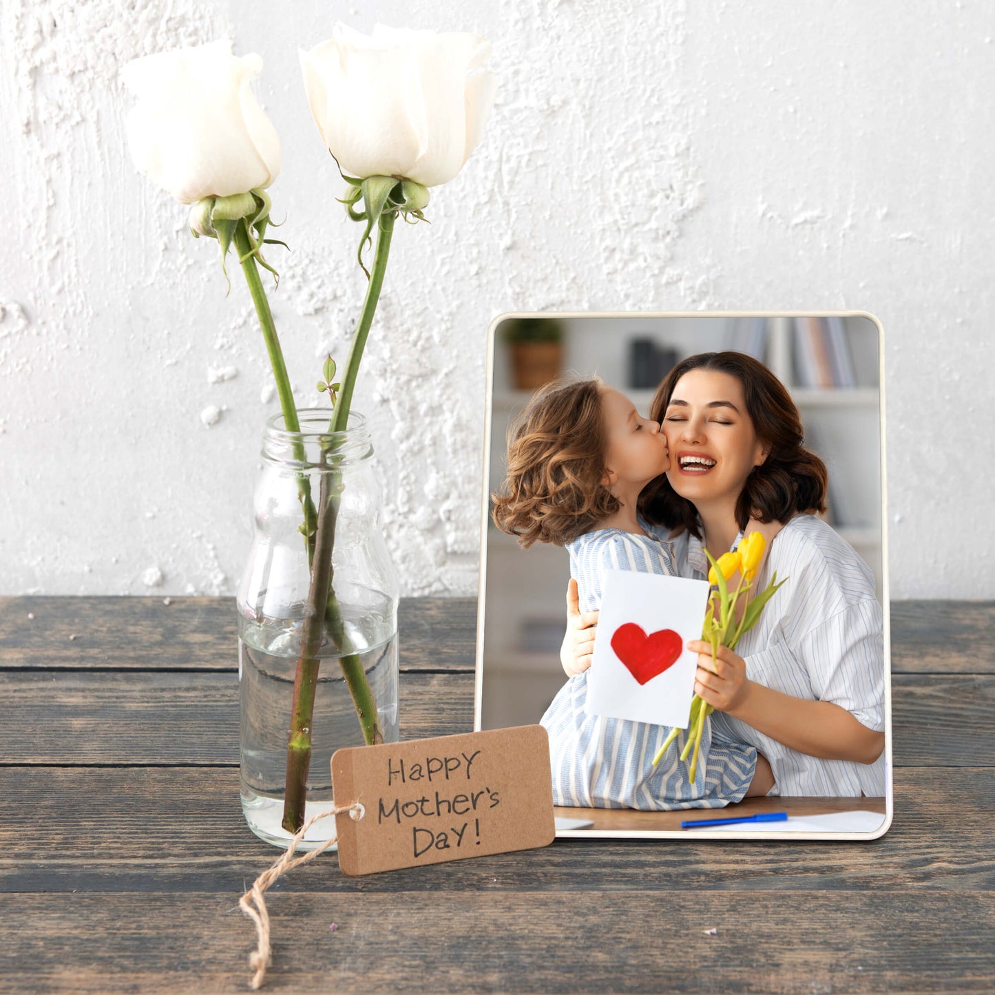 Magic Photo Frame & Mirror - Square Shape