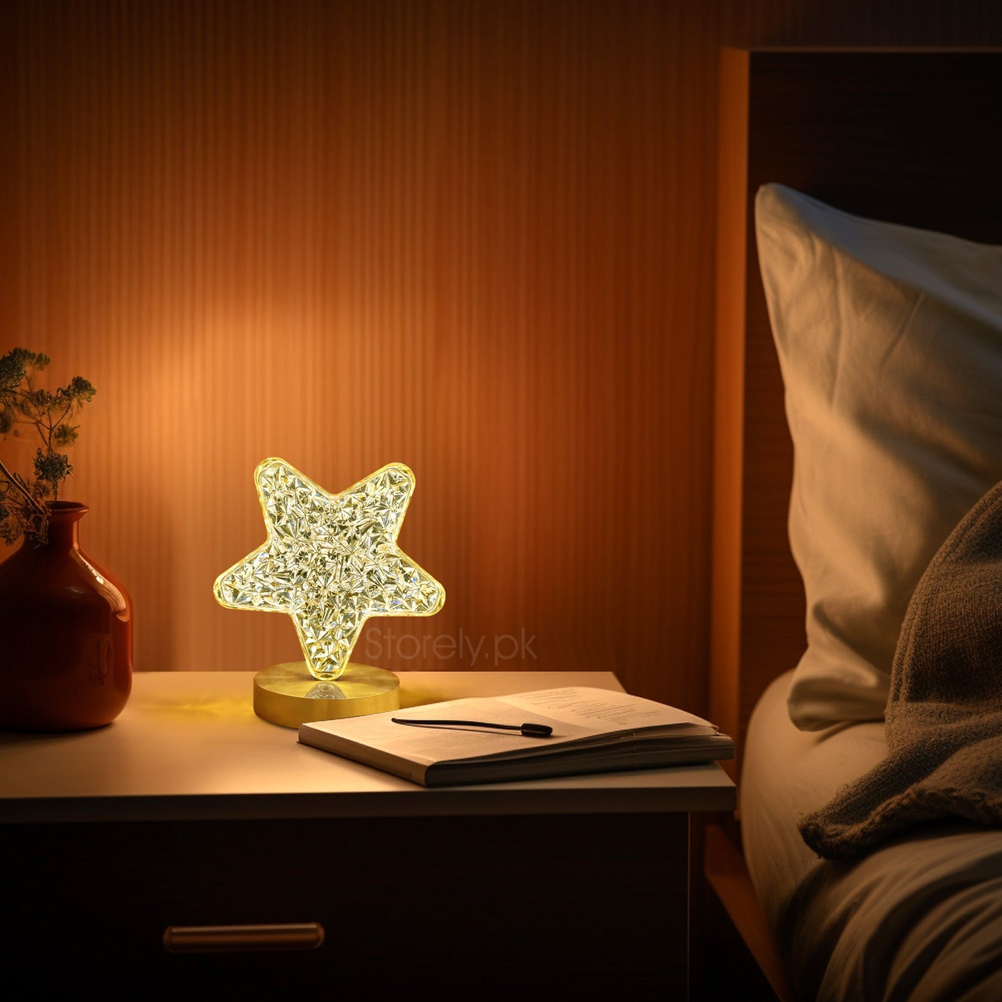 Acrylic LED Star Touch Table Lamp - Modern Star Lamp Night Light