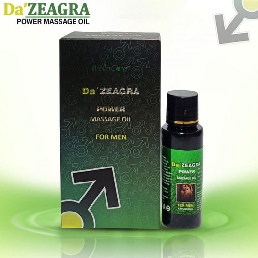 Da Zeagra Power Massage Oil for Extra Hardness and more