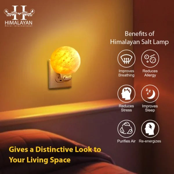 Ball Shape Nightlight Salt Lamp