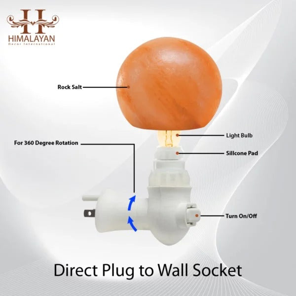 Ball Shape Nightlight Salt Lamp