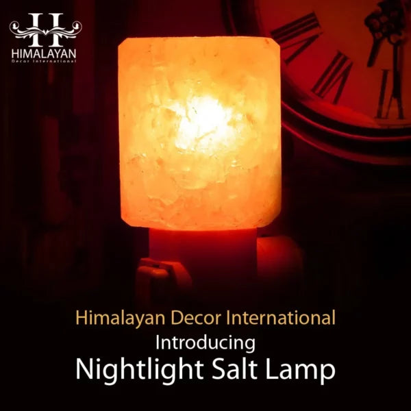 Attractive Cube Shape Nightlight Himalayan Salt Lamp with Socket