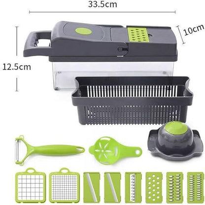 Kitchen Vegetable Slicer, Vegetable Chopper 14 in 1