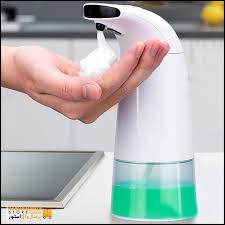 Auto foaming soap dispenser