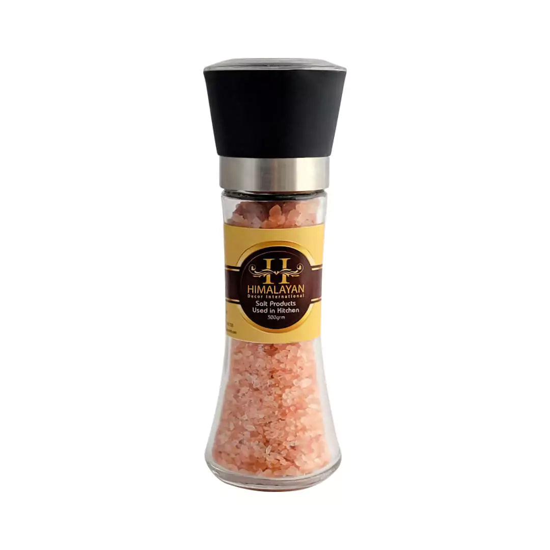 Grinder Bottle with Himalayan Pink Salt Granular (Medium Size)