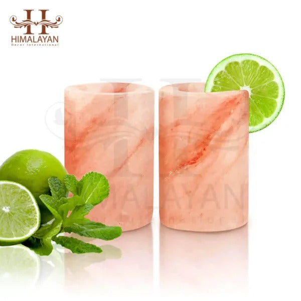 Himalayan Rock Salt Shot Glasses (Pack of 2)