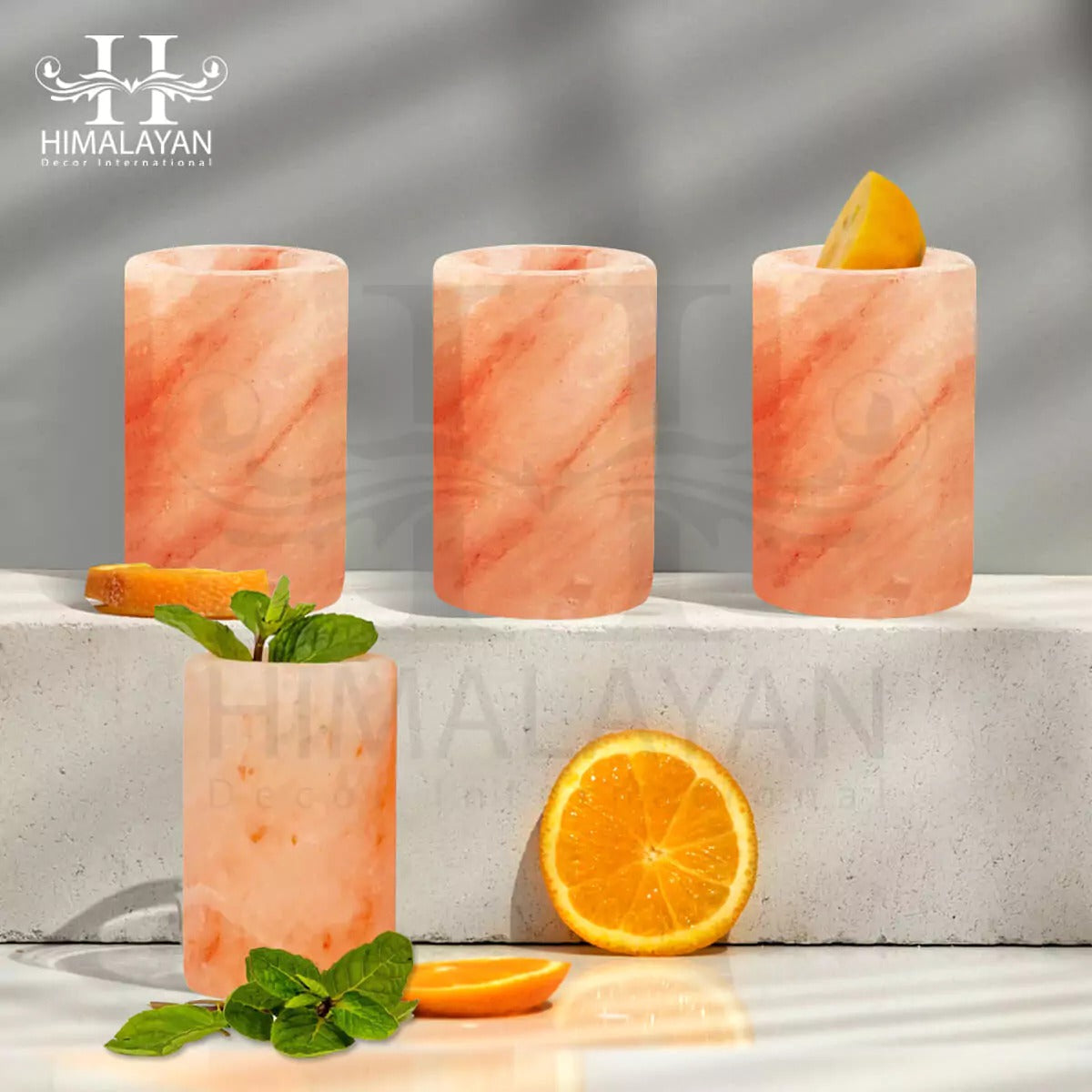 Himalayan Rock Salt Shot Glasses (Pack of 2)