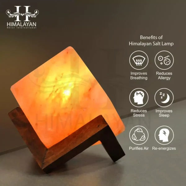 Penny Cube Shape Salt Lamp