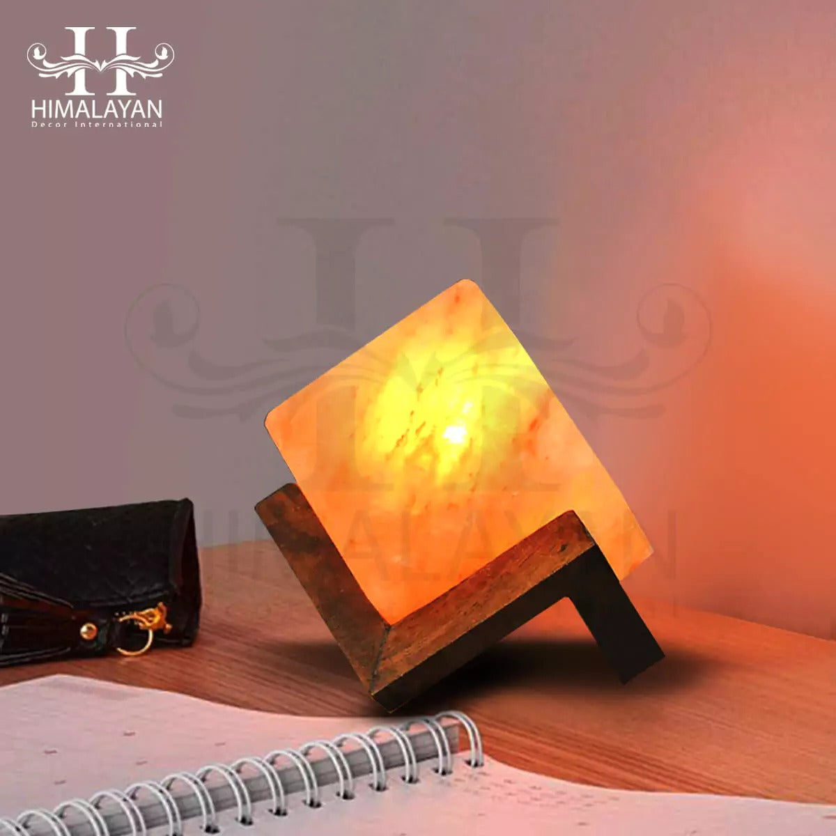 Penny Cube Shape Salt Lamp