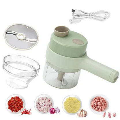 4-in-1 Electric Vegetable Slicer & Cutter